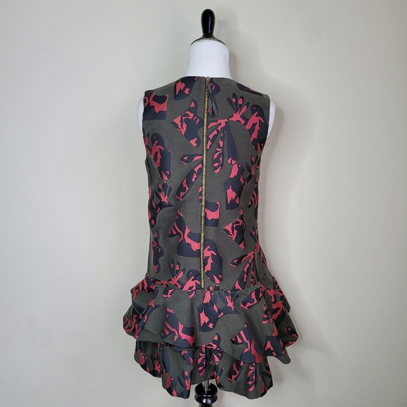 Banana Republic drop waist ruffle hem dress - Picture 7 of 9